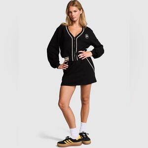 Pink Ivy Fleece Mini Skirt/Skort L NWT